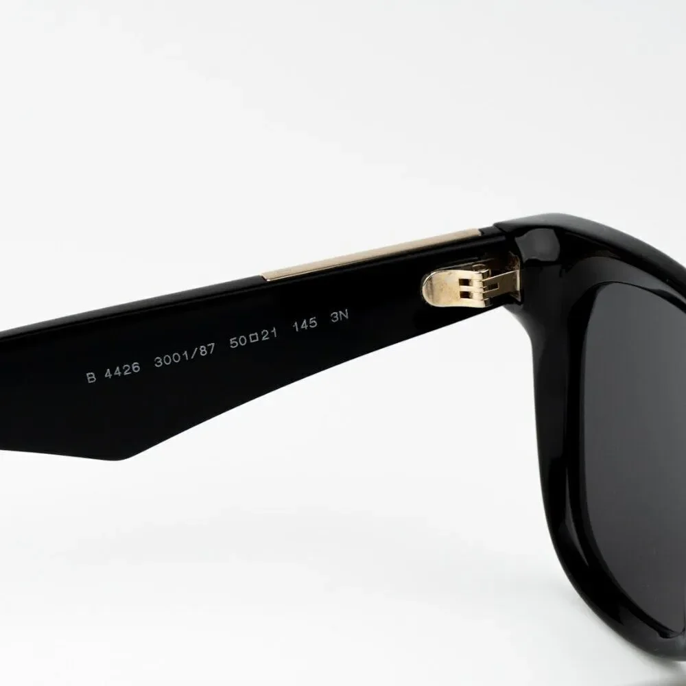 SALE! NEW Burberry BE4426 300187 Black Grey Square Unisex Sunglasses BE 4426